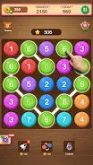 Number Puzzle-bubble match Скриншот 1