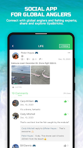 Rippton–Social  Fishing App, Fishing Map, Logbook Ekran Görüntüsü 1