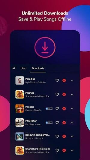 Gaana: MP3 Songs, Music App Captura de pantalla 2