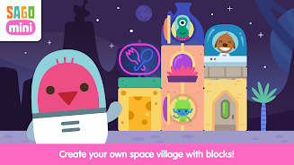 Sago Mini Space Blocks Builder Ekran Görüntüsü 2