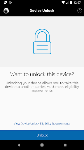 AT&T Device Unlock スクリーンショット 0