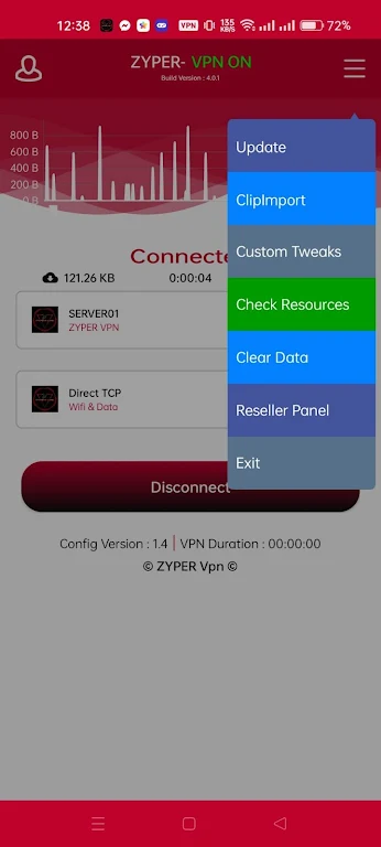 DP Tunnel VPN - Super Fast Net Captura de pantalla 2