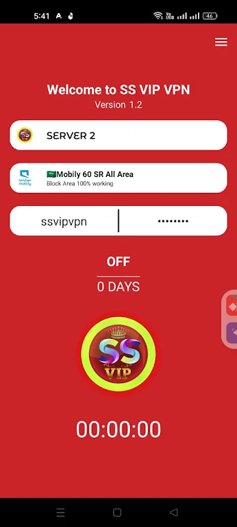 SS VIP VPN Schermafbeelding 3