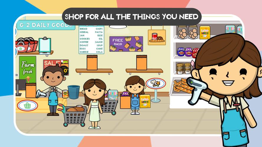 Lila's World: Grocery Store Screenshot 2