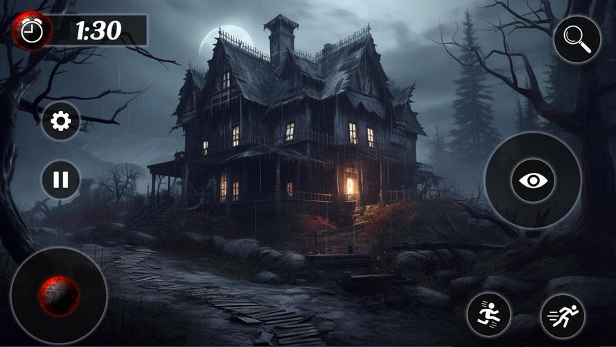 Evil Scary Mansion Games 3D स्क्रीनशॉट 0