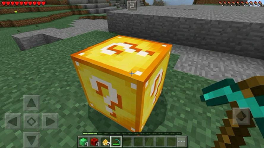 Lucky block mod for mcpe ဖန်သားပြင်ဓာတ်ပုံ 1