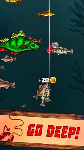 Fishing: Mutant Fish Zone! स्क्रीनशॉट 1