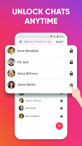 Locker for Insta Social App Mod Captura de pantalla 3