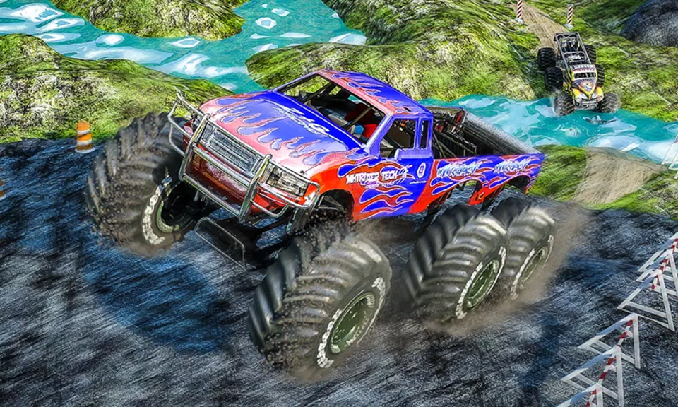 Monster 4x4 Offroad Jeep Stunt Racing 2019应用截图第0张