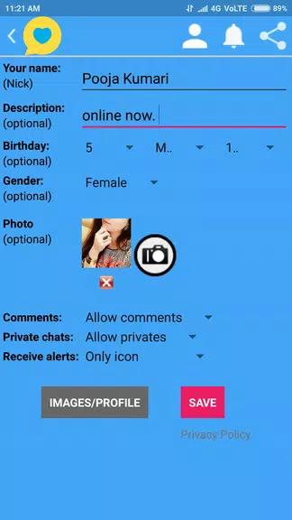 Schermata Indian Girls Chat 3