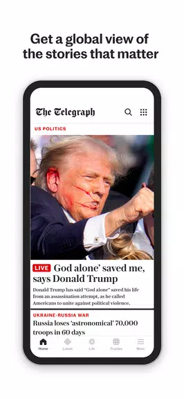 The Telegraph UK Latest News ภาพหน้าจอ 0