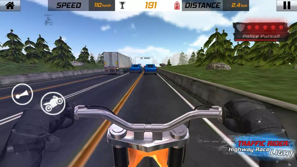 Traffic Rider: Highway Race Li স্ক্রিনশট 2