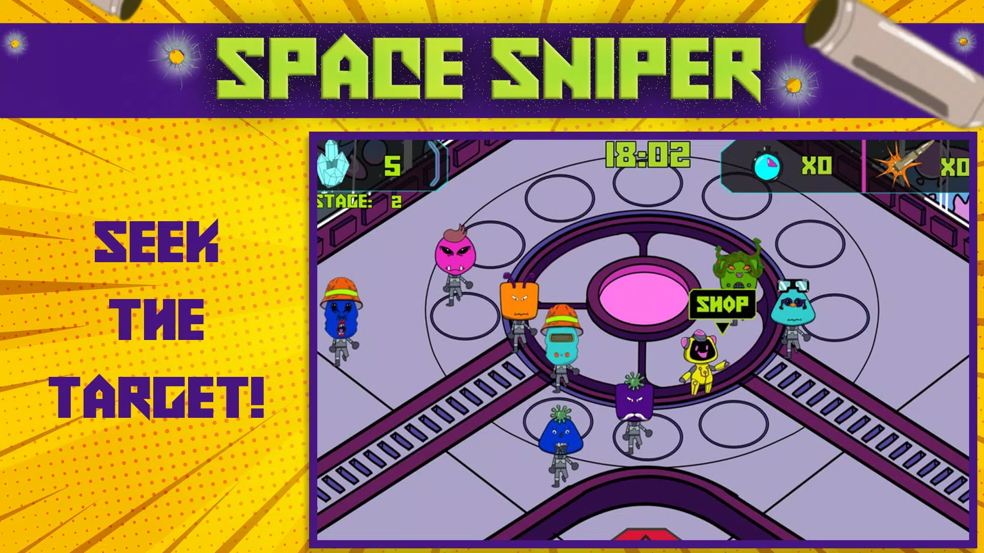 Space Sniper ဖန်သားပြင်ဓာတ်ပုံ 1