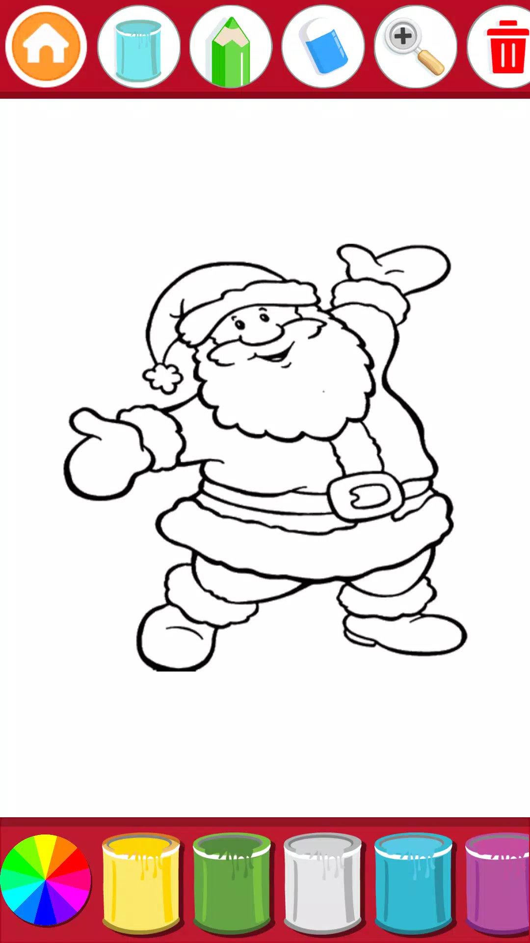 Christmas Coloring Book Schermafbeelding 0