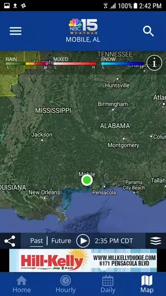 NBC 15 WPMI Weather Capture d'écran 3