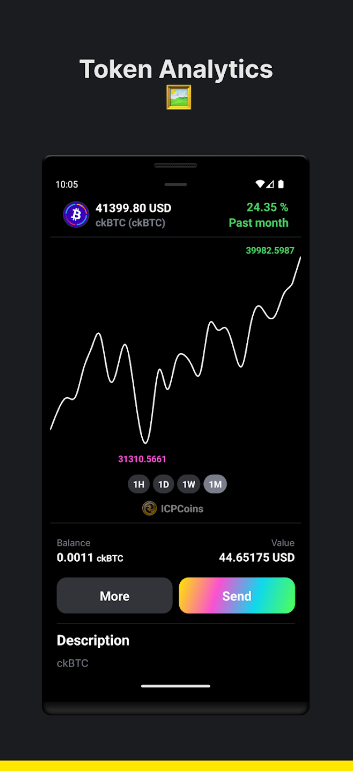 Plug Crypto Wallet ภาพหน้าจอ 3