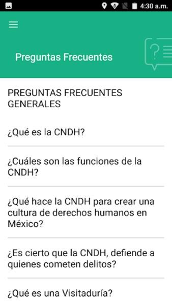 CNDH Informa 스크린샷 2