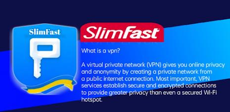 SlimFast VPN ဖန်သားပြင်ဓာတ်ပုံ 0