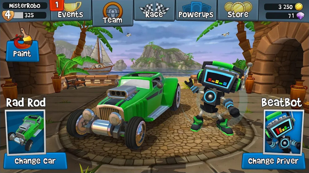 Beach Buggy Racing 2 Mod Zrzut ekranu 2