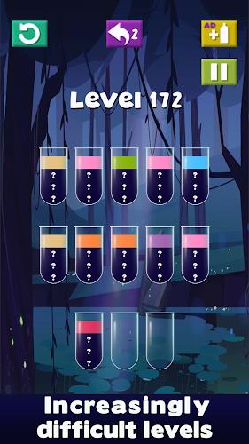 Color Water Sort - Puzzle Game Captura de tela 1