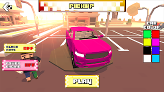 Blocky Car Racer - racing game स्क्रीनशॉट 2