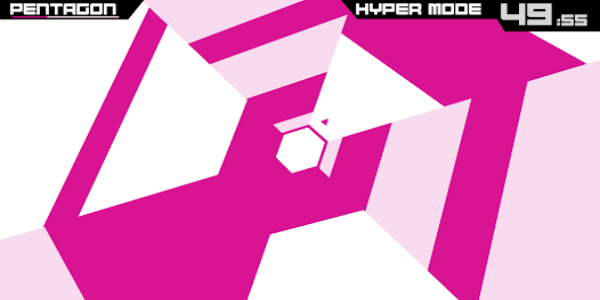 Super Hexagon Tangkapan skrin 1