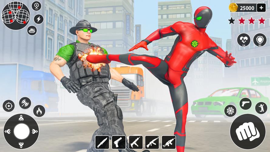 Rope Spider Hero: Spider Games應用截圖第2張