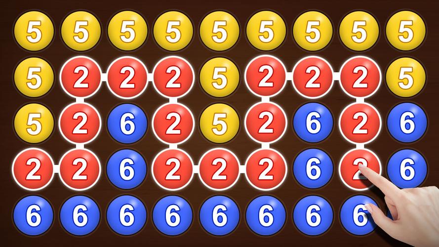 Merge bubble - Number game Schermafbeelding 1