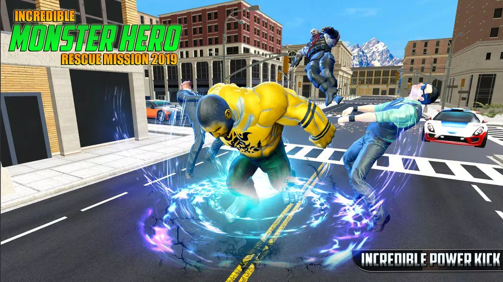 Incredible Monster Superhero Crime City 2018应用截图第0张