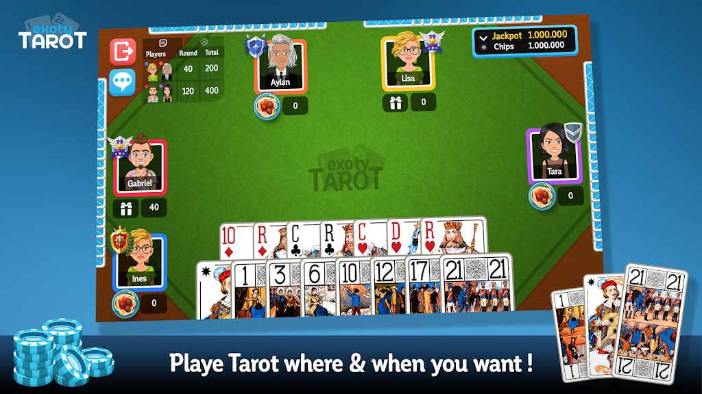 Multiplayer Tarot Game 스크린샷 0