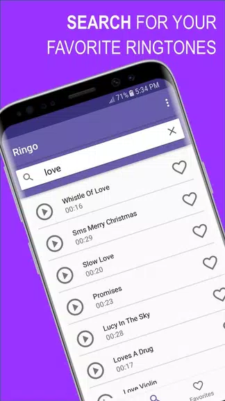 Ringo Ringtones Notifications स्क्रीनशॉट 3