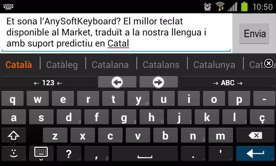 Catalan for AnySoftKeyboard 스크린샷 1