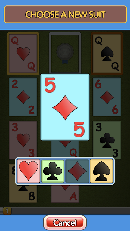 One Stack Solitaire: Free Card Game Zrzut ekranu 1