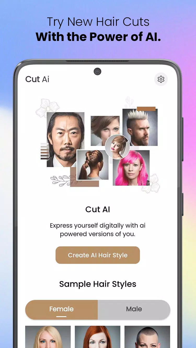 CutAI - AI Hair Style Changer應用截圖第0張