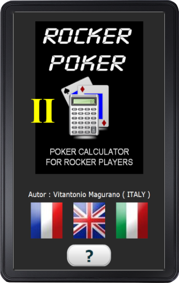 Rocker Poker Calculator II Free Schermafbeelding 0