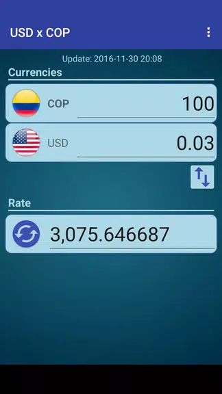 US Dollar to Colombian Peso Captura de pantalla 1