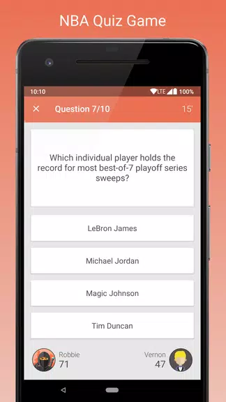 Fan Quiz for NBA Schermafbeelding 0