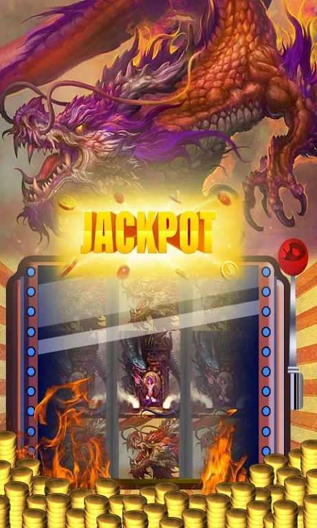 Dragon Casino Slots: Golden Flames of Vegas ဖန်သားပြင်ဓာတ်ပုံ 1