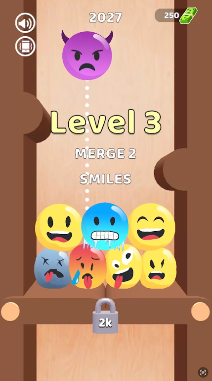 Schermata Emoji Blitz: Merge Puzzle Game 0