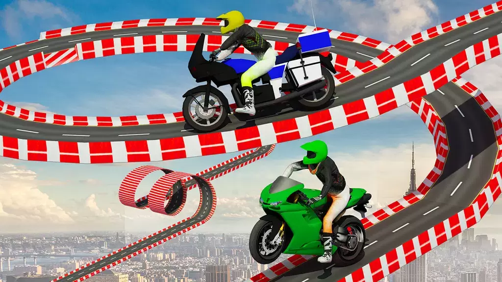 Stunt Bike Race Moto Drive 3D Zrzut ekranu 0