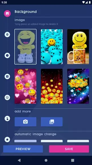 Cute Emoji Live Wallpaper Ảnh chụp màn hình 0