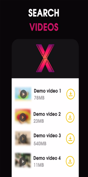 X Sexy Video Downloader স্ক্রিনশট 1