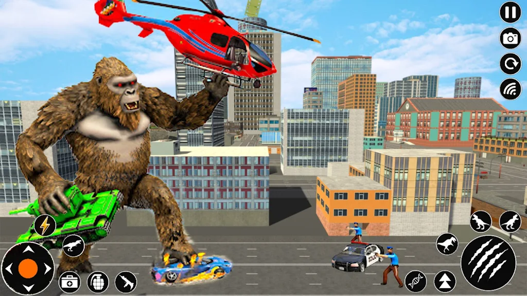 Gorilla vs King Kong 3D Games Ekran Görüntüsü 2