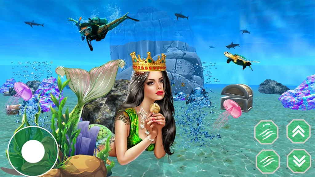 Mermaid Princess simulator 3D Schermafbeelding 1