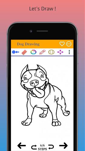 How to Draw Dog Step by Step Tangkapan skrin 3