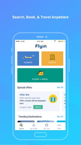 Flyin.com - Flights & Hotels Ảnh chụp màn hình 0