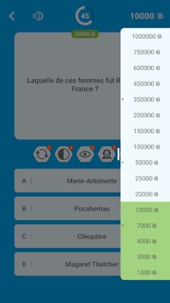 Millions Quiz - Français Ảnh chụp màn hình 3