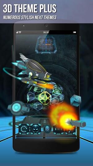 Next Launcher 3D Shell Tangkapan skrin 1