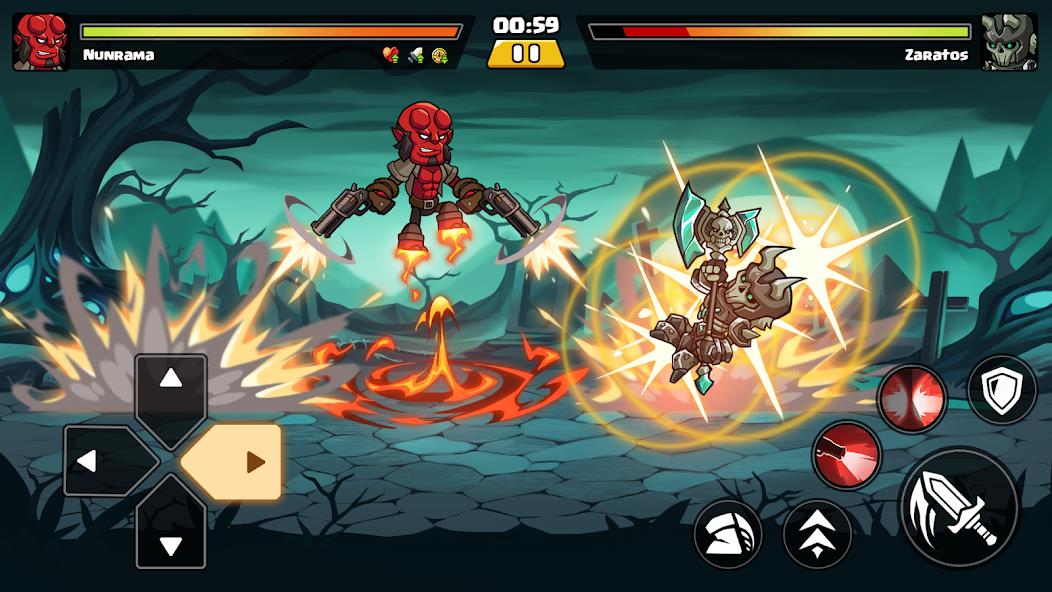 Brawl Fighter - Super Warriors Mod スクリーンショット 2