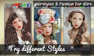 Hairstyles & Fashion for Girls Скриншот 1